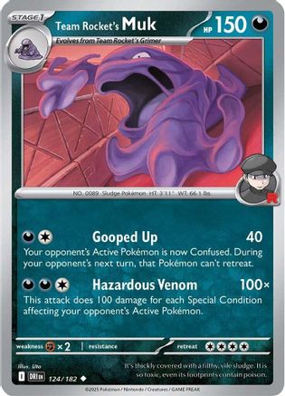 Team Rocket's Muk - SV10: Destined Rivals #124