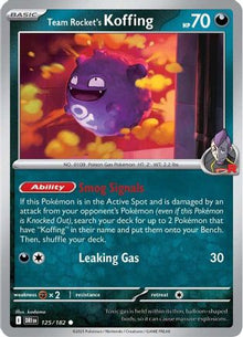 Team Rocket's Koffing - SV10: Destined Rivals #125