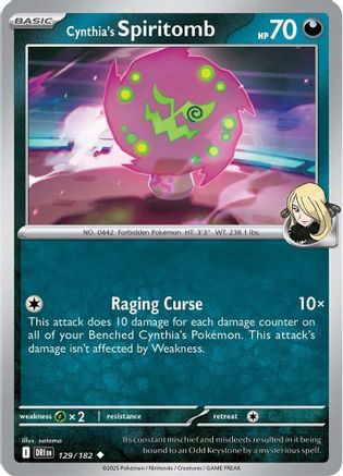 Cynthia's Spiritomb - SV10: Destined Rivals #129