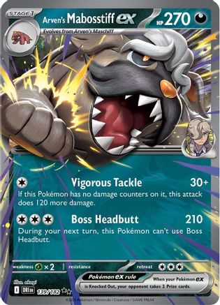 Arven's Mabosstiff ex - 139/182 - SV10: Destined Rivals #139