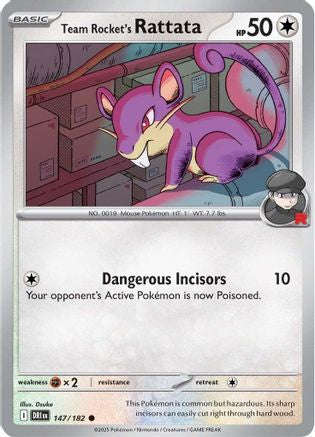 Team Rocket's Rattata - SV10: Destined Rivals #147