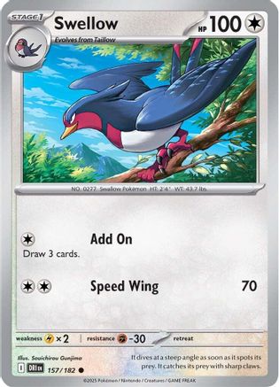 Swellow - SV10: Destined Rivals #157