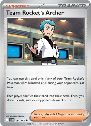 Team Rocket's Archer - 170/182 - SV10: Destined Rivals #170