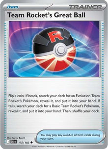 Team Rocket's Great Ball - SV10: Destined Rivals #175