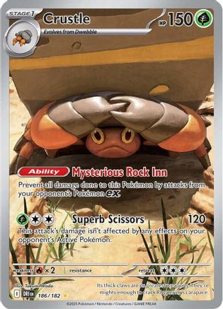 Crustle - 186/182 - SV10: Destined Rivals #186
