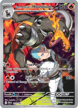 Team Rocket's Houndoom - 191/182 - SV10: Destined Rivals #191
