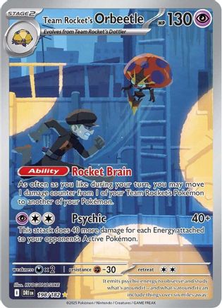 Team Rocket's Orbeetle - 198/182 - SV10: Destined Rivals #198