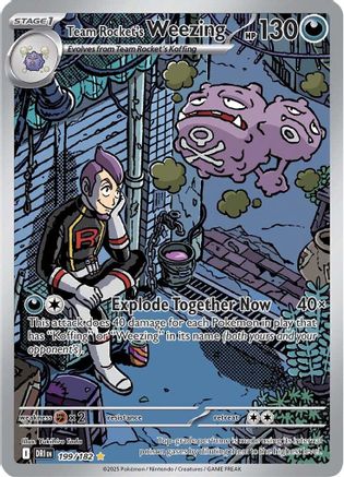 Team Rocket's Weezing - 199/182 - SV10: Destined Rivals #199