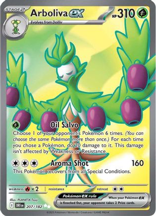 Arboliva ex - 207/182 - SV10: Destined Rivals #207