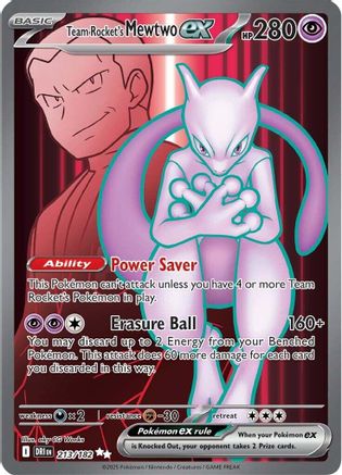 Team Rocket's Mewtwo ex - 213/182 - SV10: Destined Rivals #213