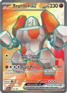 Regirock ex - 214/182 - SV10: Destined Rivals #214