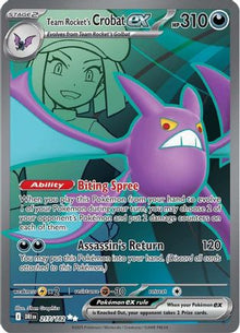 Team Rocket's Crobat ex - 217/182 - SV10: Destined Rivals #217