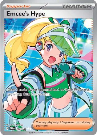 Emcee's Hype - 220/182 - SV10: Destined Rivals #220