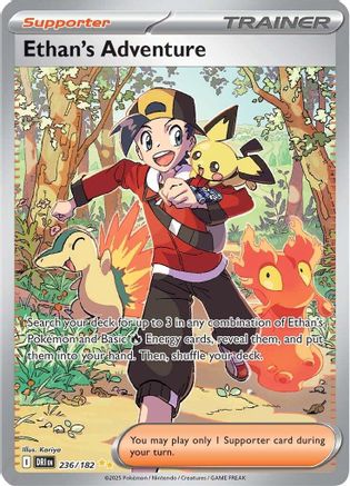 Ethan's Adventure - 236/182 - SV10: Destined Rivals #236