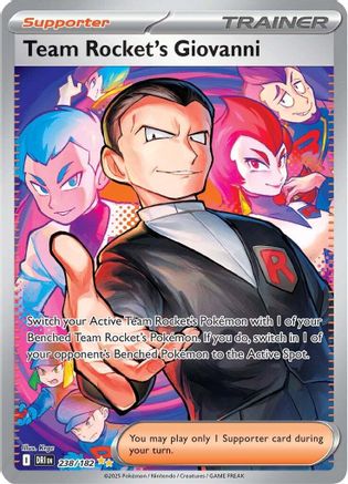 Team Rocket's Giovanni - 238/182 - SV10: Destined Rivals #238