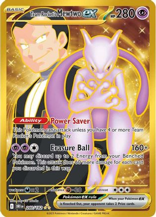 Team Rocket's Mewtwo ex - 240/182 - SV10: Destined Rivals #240