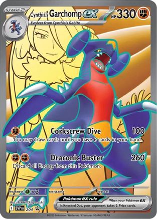 Cynthia's Garchomp ex - SV: Scarlet & Violet Promo Cards #204