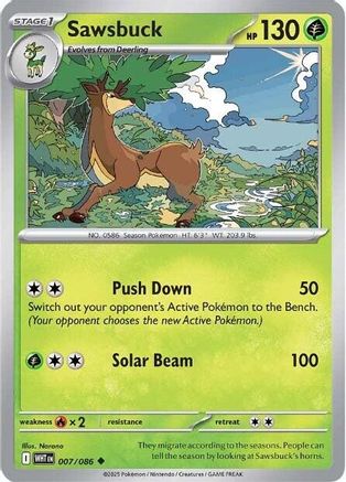 Sawsbuck - SV: White Flare #007