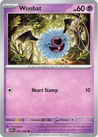 Woobat - SV: White Flare #036