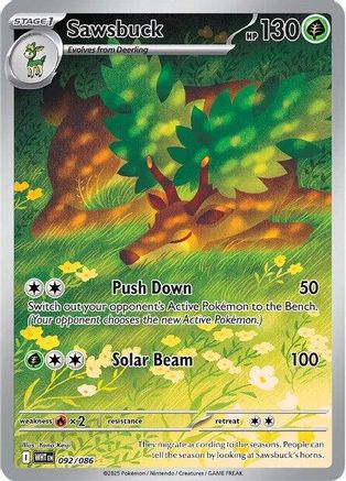 Sawsbuck - 092/086 - SV: White Flare #092