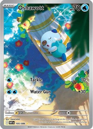 Oshawott - 105/086 - SV: White Flare #105