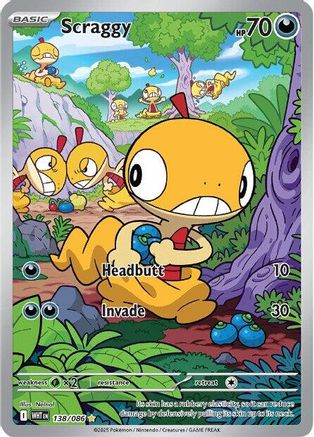 Scraggy - 138/086 - SV: White Flare #138
