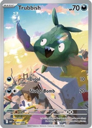 Trubbish - 140/086 - SV: White Flare #140