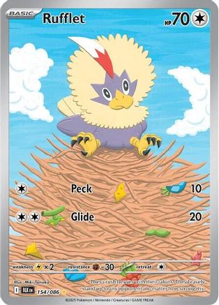 Rufflet - 154/086 - SV: Black Bolt #154
