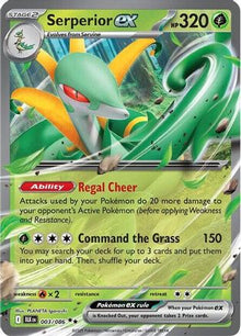Serperior ex - SV: Black Bolt #003