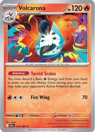 Volcarona - SV: Black Bolt #016