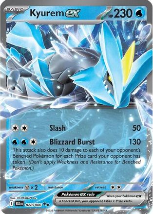 Kyurem ex - SV: Black Bolt #028