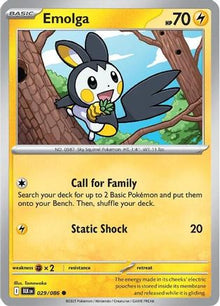 Emolga - SV: Black Bolt #029