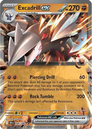 Excadrill ex - SV: Black Bolt #046