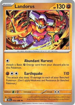Landorus - SV: Black Bolt #053