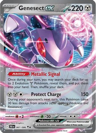 Genesect ex - SV: Black Bolt #067