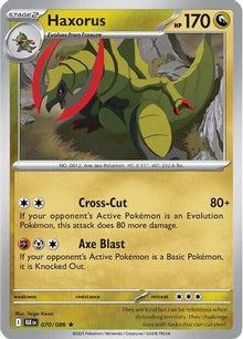 Haxorus - SV: Black Bolt #070