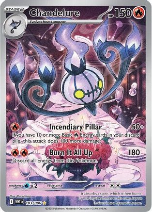 Chandelure - 103/086 - SV: White Flare #103