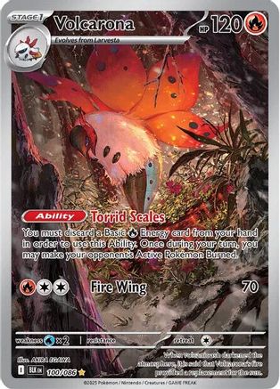 Volcarona - 100/086 - SV: Black Bolt #100