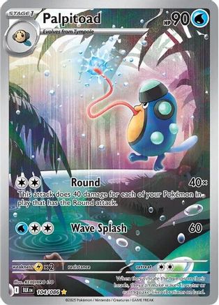 Palpitoad - 104/086 - SV: Black Bolt #104