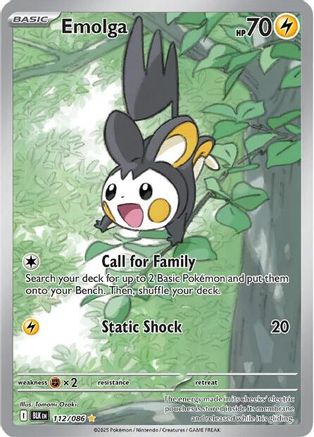 Emolga - 112/086 - SV: Black Bolt #112