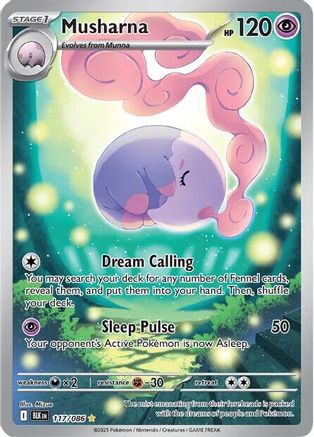 Musharna - 117/086 - SV: Black Bolt #117