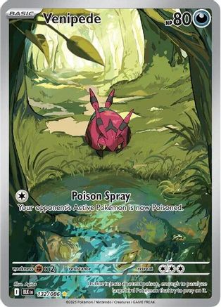 Venipede - 132/086 - SV: Black Bolt #132