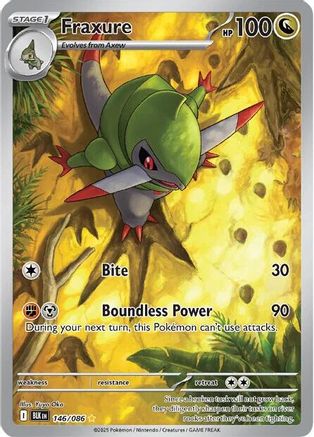 Fraxure - 146/086 - SV: Black Bolt #146