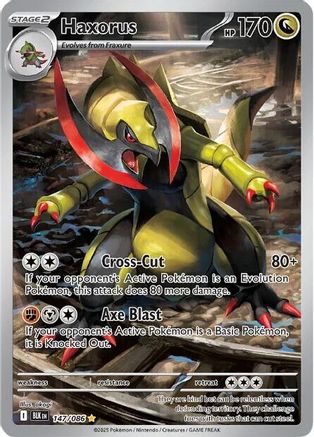Haxorus - 147/086 - SV: Black Bolt #147