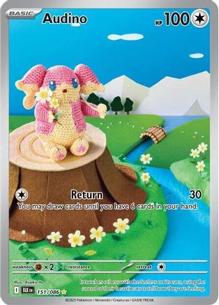 Audino - 151/086 - SV: Black Bolt #151