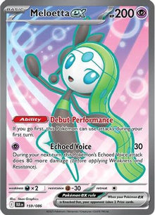 Meloetta ex - 159/086 - SV: Black Bolt #159