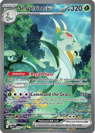 Serperior ex - 164/086 - SV: Black Bolt #164