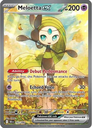 Meloetta ex - 167/086 - SV: Black Bolt #167