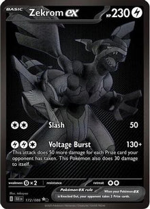 Zekrom ex - 172/086 - SV: Black Bolt #172