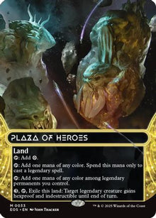 Plaza of Heroes (0033) (Borderless) - Edge of Eternities: Stellar Sights #33